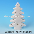 2016 new design white porcelain christmas tree decoration